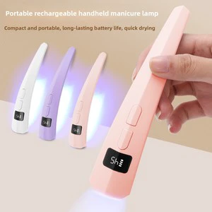 Handheld Portable UV Lamp with Display for Quick-Drying Nail Polish