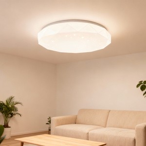 Living Bedroom Fashion Model Electricity White Remote Control Led Ceiling Lights Modern Home LED Ceiling Lamp