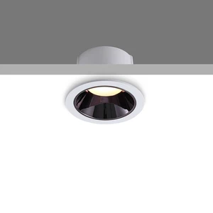 Modern 9W COB LED Black Aluminum Ceiling Recessed Downlights with Remote Control