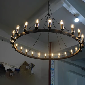 Yihao Handmade Color Brass Branch Chandelier for Bedroom Living Room Staircase Middle Size with Bulb Base Direct Factory Sales