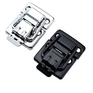 Metal Silver Black Color 30x42mm Toggle Box Lock Hardware case Latch