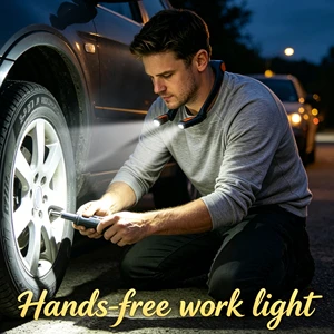 Multi Functional Cervical Hanging Neck Lamp Rotating Headlight For Night Work/Reading/Hiking Head Mounted Lighting Tool