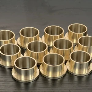 OEM High Quality Brass Bronze Bushing Sleeves Custom Precision Metal Lubrication: Self-lubricating Or Oil Groove Available