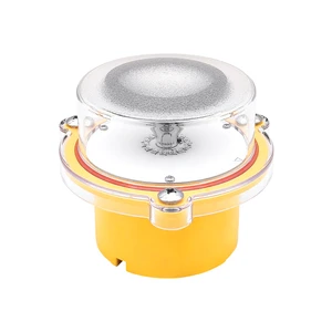 Long Lifetime 100000 Hours Yellow Light Type C LED Obstruction Lights For Airport Truck