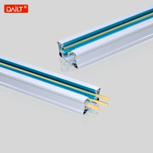 Versatile 2/3/4 Wire LED Track Light Modern Aluminum Design for Retail & Supermarket Lighting 1m 1.5m 2m Options