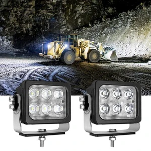 Heavy-duty equipment mechanic Square construction Bright waterproof industrial excavator 12V lamp Truck tractor LED work light
