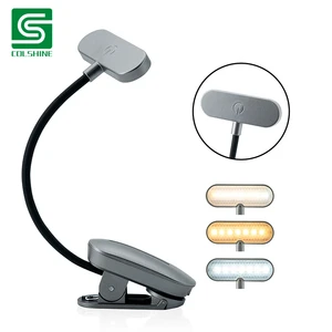 Mini Rechargeable Reading Lamp Clip on Book Light