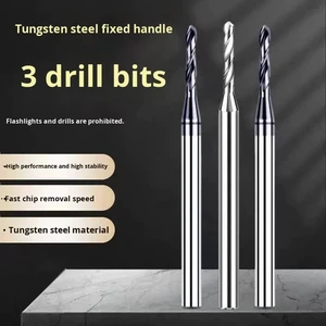 2026 Factory Tungsten Carbide Round Shank Chamfered Drill Bit 1.0-3.0mm Right Hand DIN Standard for Steel