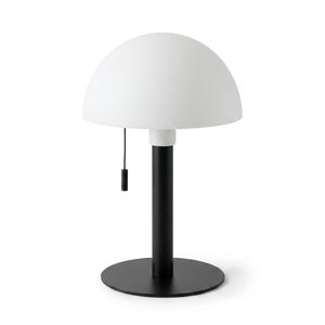 RGB LED Cordless Mushroom Table Lamp Pull String Switch 3 Color Dimmable Rechargeable Battery Night Lamp For Bedroom Restaurant
