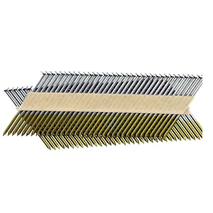 30 Degree HD Galvanized Steel Impulse Nails 2-3/4 X 0.113 Coated Ring Shank Paper Tape Framing Nails Paper Collated Nails