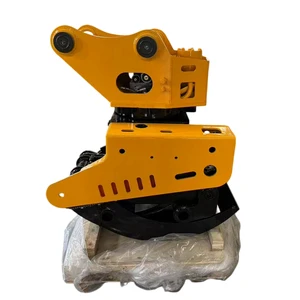 360 Rotating Hydraulic Log Grapple Saw for 12-20 Ton Excavator Automatic ChainTimber Felling Grapple