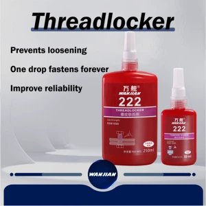 222 Acrylic Thread Locker High Strength Leak-Proof Lock Seal Nuts Bolts Fasteners Construction Use Purple Color