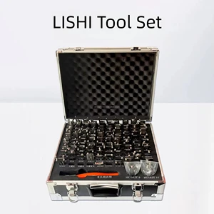 ATM LISHI 112 Pieces Lock Picking & Key Decoding Tool Set for Automotive Locksmith - Non-Destructive Emergency Unlocking ATM