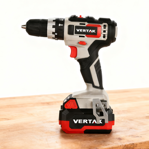 VERTAK 20V Li-ion Cordless Electric Drill 18+1 Clutch Multi-Speed Drill Driver For Home Improvement & Construction