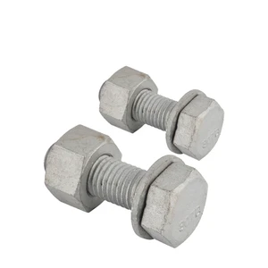 M10 M12 M14 DIN931 ISO4014 Half Threaded Grade 8.8 Carbon Steel HDG Hex Bolt