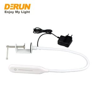 Sewing Machine Magnetic LED Work Light with Clip Mounted Metal Hose Adjustable Flexible Work Lamp , LAMP-SEWING