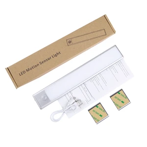 EGH Magnetic Kitchen Cabinet Light With Motion Ultra-thin 23cm 40cm PIR Motion Sensor USB Rechargeable LED Under Cabinet Light
