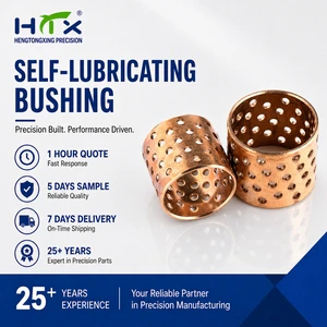 OEM Porous Self-Lubricating Sleeve Bushing ±0.01mm OD Tolerance For Mechanical Transmission Systems
