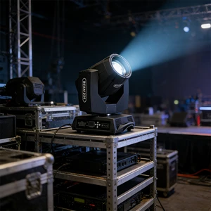 Hot New Product LCD Touch Bottom Screen Display Function Beam Moving Head Light for DJ Events Concerts Performances