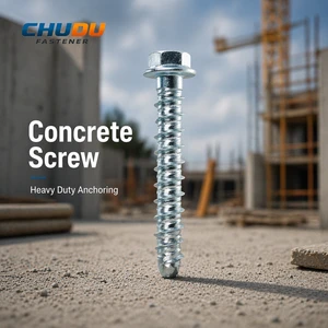 10mm Metric Carbon Steel Heavy Duty Concrete Anchor Screw Hex Head Self Tapping Masonry Fastener
