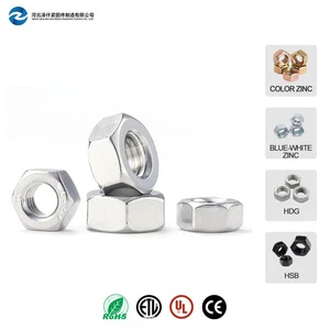 Wholesale Carbon Steel Hexagonal Nut M5 M6 M8 M10 M12 M14 M16 DIN 934 Standard Metric Hex Nut For Construction Hardware