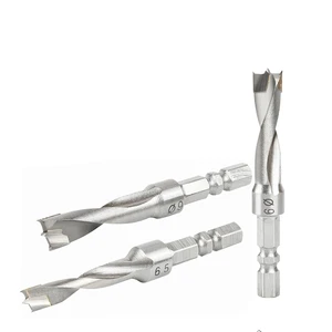 Hexagonal-handle Multi-Purpose Industrial Drill Bit (3-in-1 Double Blade Triple Tip Reversible Woodwork Hole Opener)
