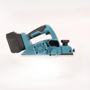 Industrial Portable 21V Brushless Cordless Planer Lithium Battery Steel Alloy Hand Tool for Wood Edge Trimming