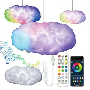 Low Price Leiyun Abstract Cotton Ball LED Modeling Lamp Atmosphere Music Rhythm Remote Control Mobile Phone APP Dimmable