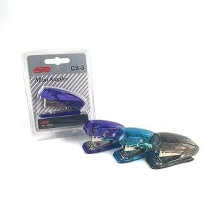 CS-3T Stapler Set Built in Stapler Staples School Desktop Stationery Plastic Office Stapler