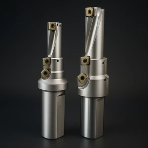 High-Speed Steel Titanium Coated Countersink Drill Bit Set 60° 82° 90° Angles Chamfering Tool for Screw Heads Made of Iron Alloy