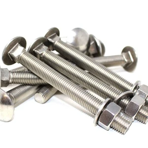 India Manufacturer DIN 603 Stainless Steel 304 Carriage Bolt & Screw OEM Wholesale Supplier Premium Quality Durable Fasteners