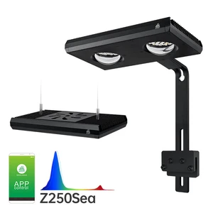WEEK AQUA Z250Sea/Z400Sea Full Spectrum Marine Reef Light Marine Aquarium Dimmable Bluetooth 3.0 for Coral Reef Growth Tank