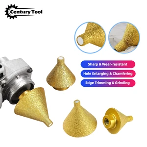 Diamond Opening Chamfering Grinding Head Angle Grinder Drill Bit 38mm 50mm Tile Marble Quartz Stone Hole Drilling Enlarging Tool