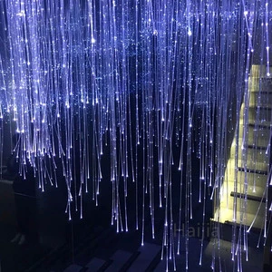 Easy Installation Simple Style Customized Size and Design Low Cost Full Color LED Fiber Optic Night Club Lights