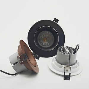 OEM Optical Component 15W 18W 7W 70mm Cutout Spotlight Aluminum Frame Honeycomb Diffuser Dimmable LED Lux Downlight