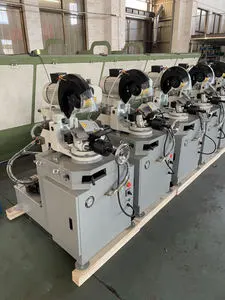 Stainless Steel 45 Degree Angle Semi-Aluminum Semi-Automatic Hydraulic Motor Copper Pipe Cutting Machine for Industrial Use