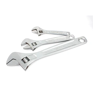 Adjustable Wrench Heavy Duty Industrial Grade Chrome Plated 200lb-in Torque Capacity OEM Repairing Tool