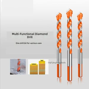 Factory Wholesale 4/5/6/8/10/12mm Multi-Functional Cement Wall Marble Tile Alloy Triangle Drill Bit Set