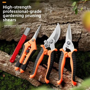 Stainless Steel Garden Pruning Strong Shear Fruit Tree Branch Pruning Shears Flower Art Hardware Tools Cross-Border Bulk