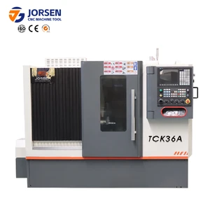 Durable Metal Turning Center TCK36A Slant Bed CNC Lathe Machine Hollow Hydraulic Chuck for Metal Thread Processing CNC Lathe
