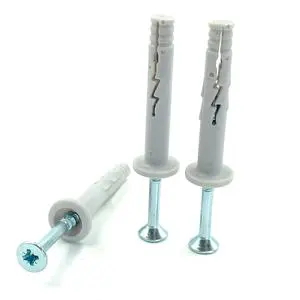 Yuanzhi Nylon Hammer Fixing Anchor 6x40 with Nail Screw 3.8x43