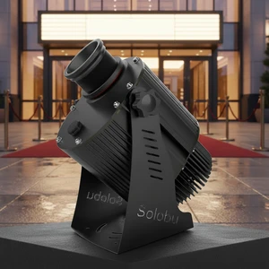 Custom Logo IP67 Waterproof Advertising Projection Lamp with Interchangeable Gobo