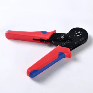 0.25-10mm² Tube Terminal Crimping Pliers HSC8 6-4A Self-Adjusting Wire Crimper for Long Lasting Use