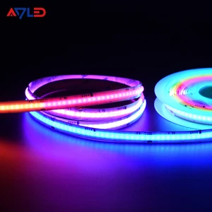 WiFi & For Controlled Full Color Addressable RGB LED Strip 630 LEDs/m 24V IP20 CRI80 Dimmable Outdoor Light Remote Control