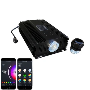 100Watt Led Fiber Optic Lights Big Power LED Fiber Projector with RGB Color Changing Automatically or RF Remote for Fiber Optic
