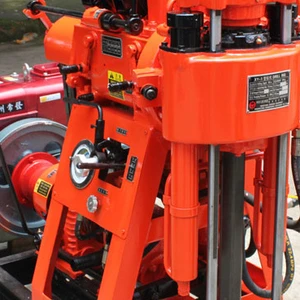 Max 200m Depth Mini Rotary Drilling Rig Machine Water Well Bore Hole Drill with Engine Motor Gear Components