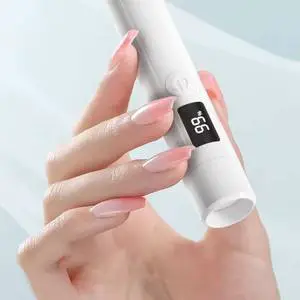 2024 Rechargeable Mini UV LED Touch Lamp for Home and Salon Use with LCD Display