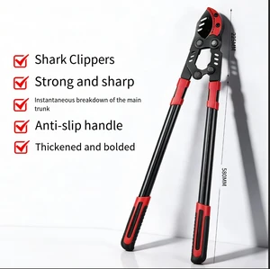 Effortless Quick Cut Powerful Long Handle Garden Pruning Shears for Thick Branches and Heavy-Duty Pruning Pruning Shears