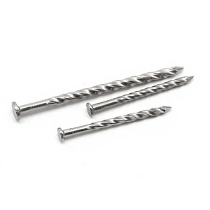201 Stainless Steel Twist Round Head Decorative Nails 3.5mm Diameter
