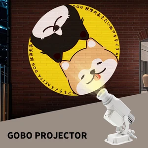 Remote Control Free Custom Logo Gobo Projector Advertising Lights 30W LED Sign Wall Projection Lamp Indoor HD&Bright